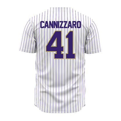 JMU - NCAA Baseball : Jack Cannizzaro - White Jersey-1