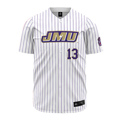 JMU - NCAA Baseball : Will Haacke - White Jersey-0