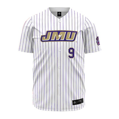 JMU - NCAA Baseball : Isaiah Nolan - White Jersey-0