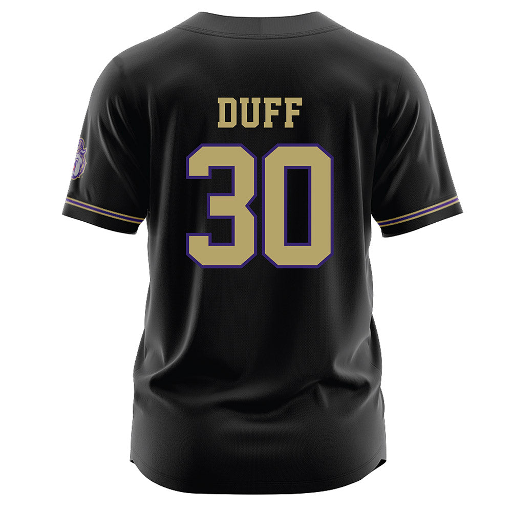 JMU - NCAA Baseball : Lane Duff - Black Jersey