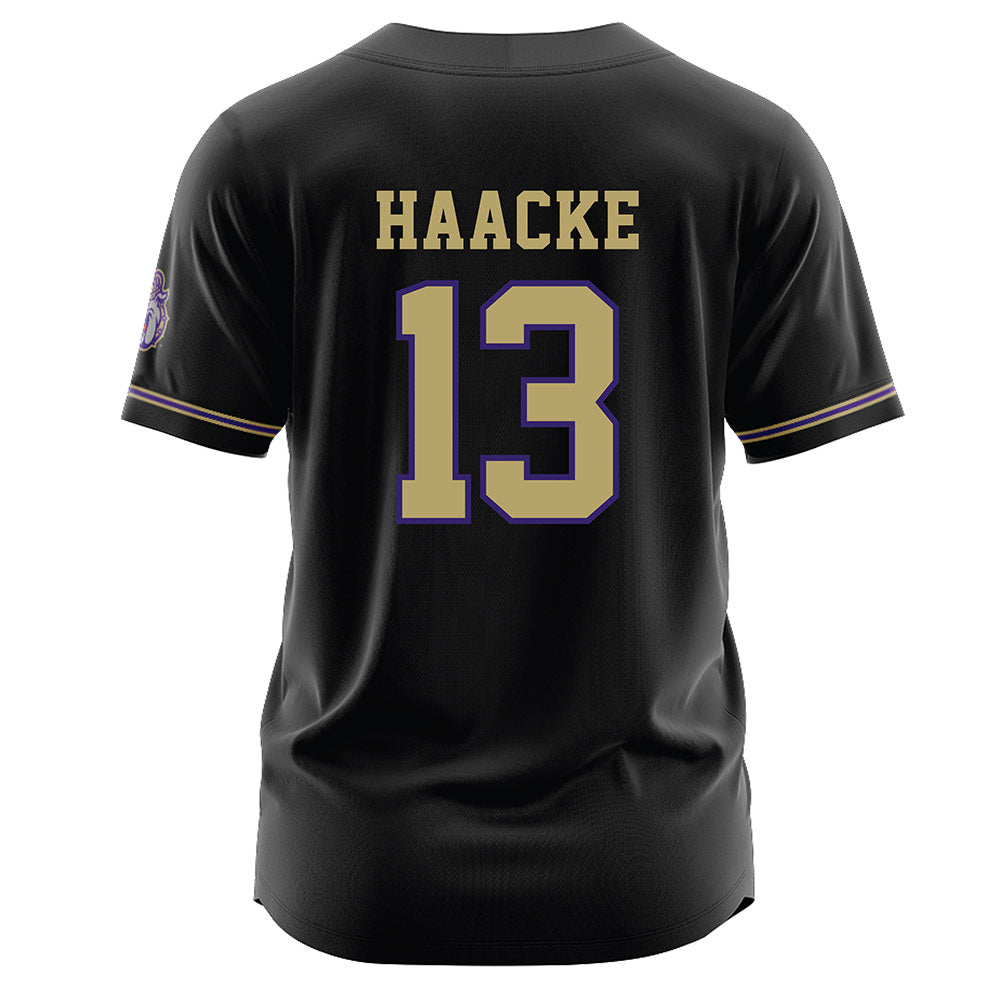 JMU - NCAA Baseball : Will Haacke - Black Jersey-1