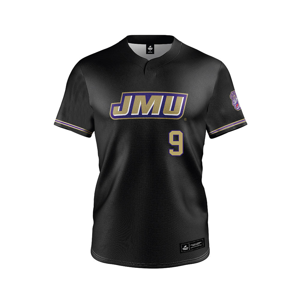 JMU - NCAA Baseball : Isaiah Nolan - Black Jersey-0
