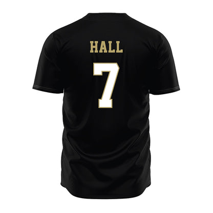 JMU - NCAA Softball : Jasmine Hall - Black Softball Jersey