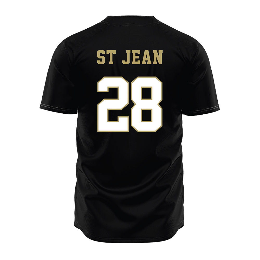 JMU - NCAA Softball : Lisey St Jean - Black Jersey-1