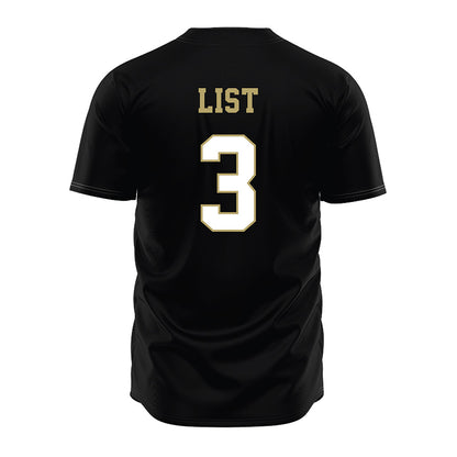 JMU - NCAA Softball : Payton List - Black Jersey-1
