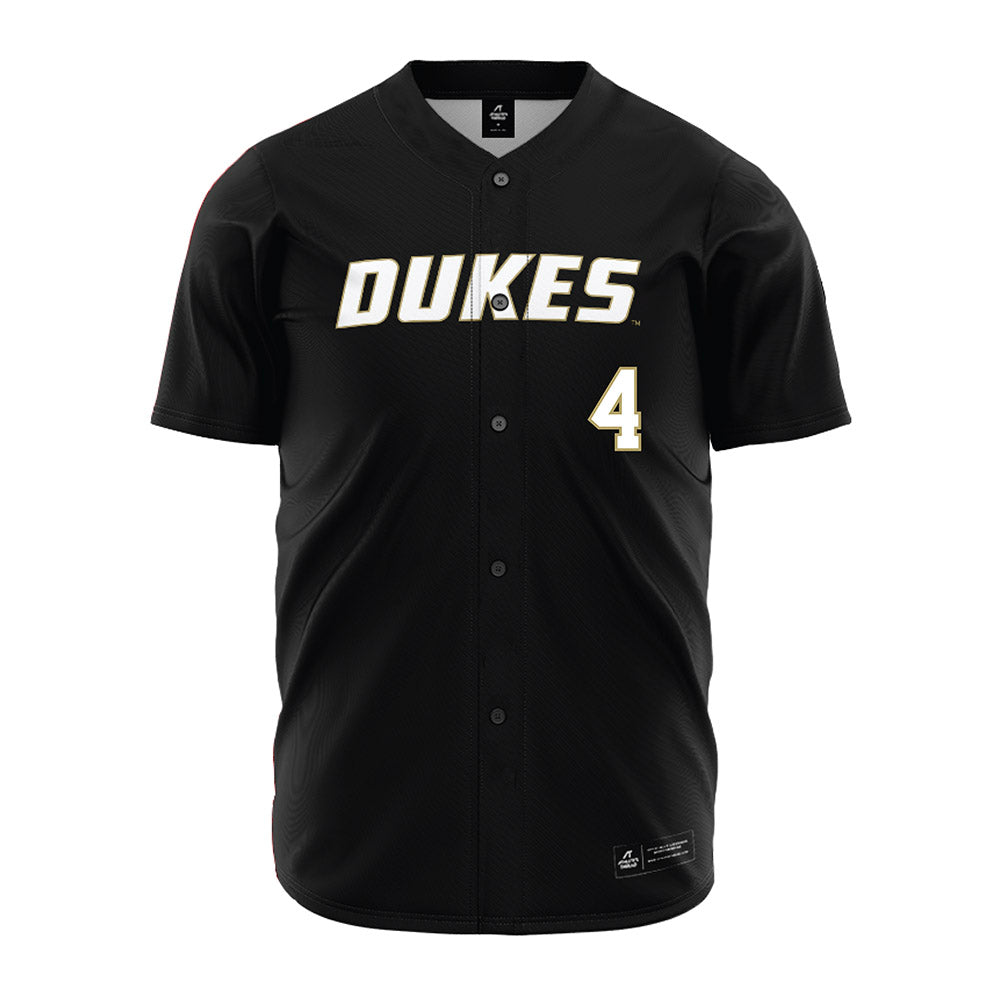 JMU - NCAA Softball : Kira Ortega - Black Jersey-0