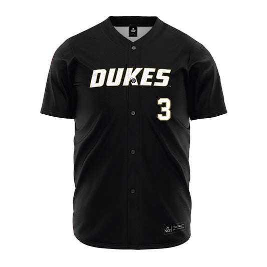 JMU - NCAA Softball : Payton List - Black Jersey-0