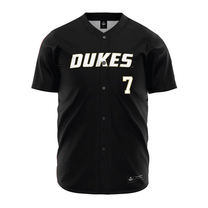 JMU - NCAA Softball : Jasmine Hall - Black Softball Jersey