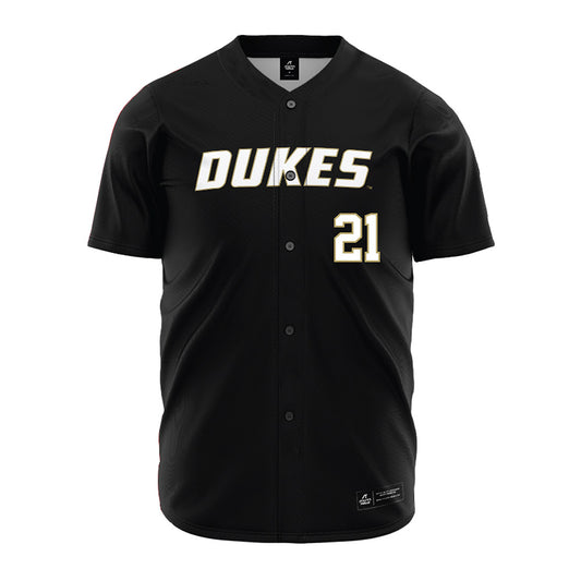 JMU - NCAA Softball : Cali Legzdin - Black Jersey-0