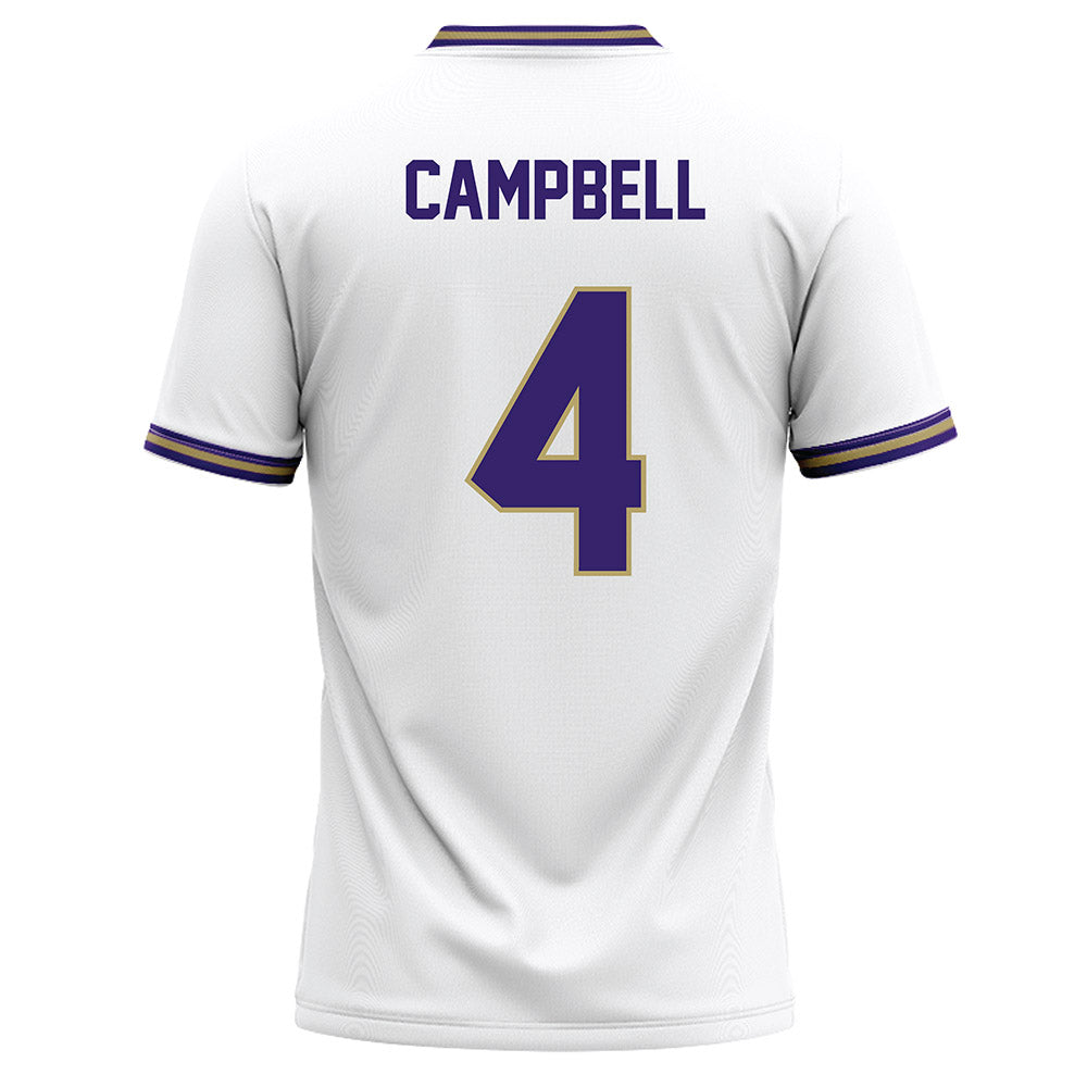 JMU - NCAA Softball : Abbie Campbell - White Baseball Jersey