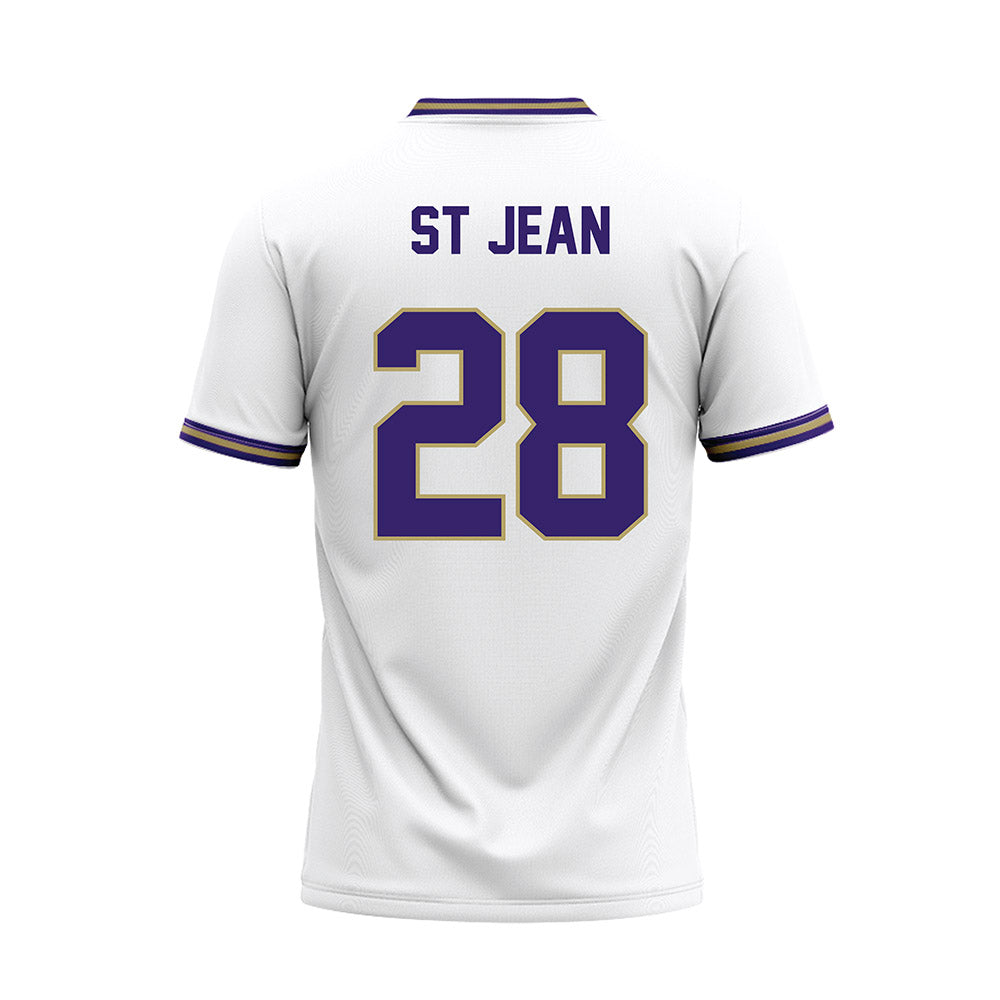 JMU - NCAA Softball : Lisey St Jean - White Jersey-1