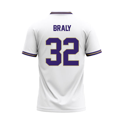 JMU - NCAA Softball : Allie Braly - White Jersey-1