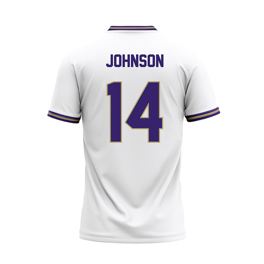 JMU - NCAA Softball : Taylor Johnson - White Jersey-1