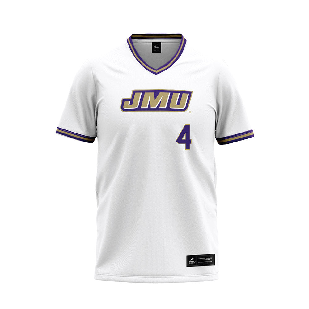 JMU - NCAA Softball : Kira Ortega - White Jersey-0