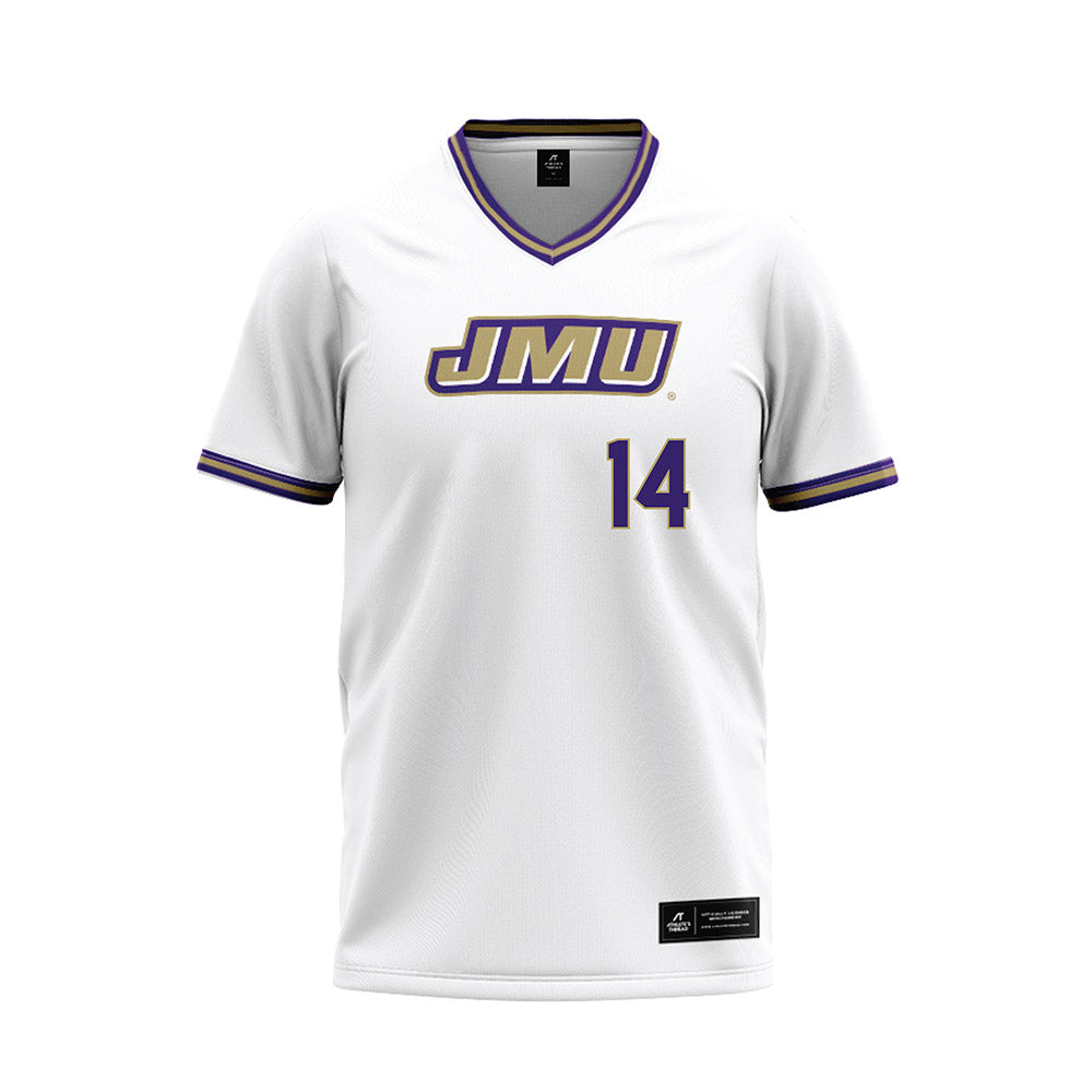 JMU - NCAA Softball : Taylor Johnson - White Jersey-0