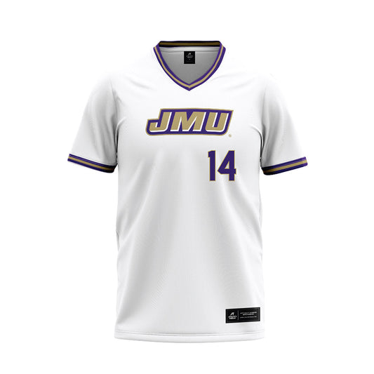 JMU - NCAA Softball : Taylor Johnson - White Jersey-0