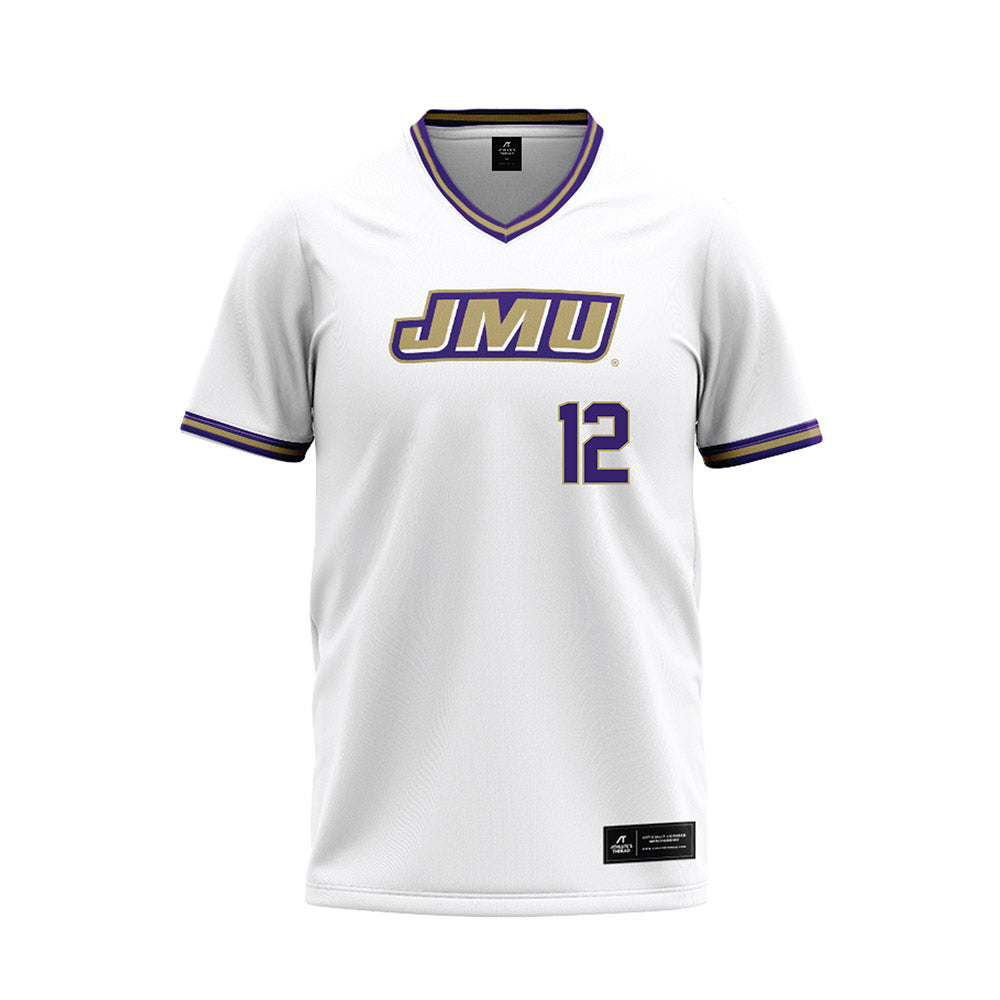  - NCAA Softball : Lauren Fulton - White Baseball Jersey-0