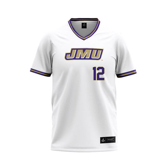  - NCAA Softball : Lauren Fulton - White Baseball Jersey-0