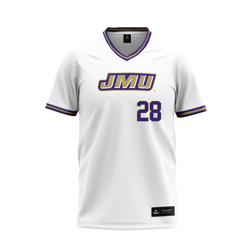 JMU - NCAA Softball : Lisey St Jean - White Jersey-0