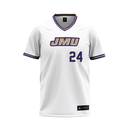 JMU - NCAA Softball : Emma Jo Evans - White Jersey-0
