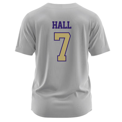 JMU - NCAA Softball : Jasmine Hall - Grey Softball Jersey