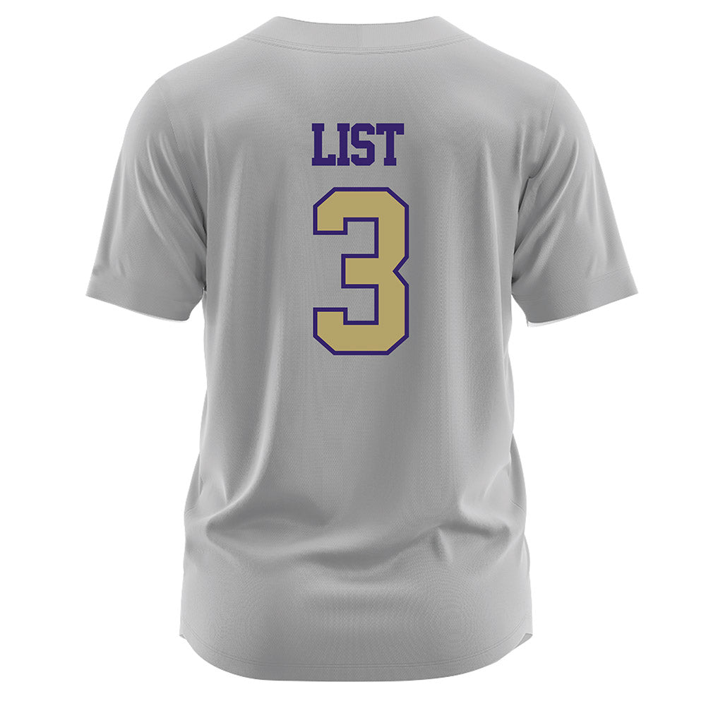 JMU - NCAA Softball : Payton List - Grey Jersey-1