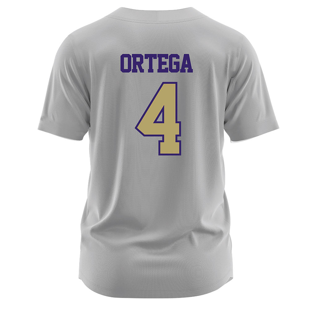 JMU - NCAA Softball : Kira Ortega - Grey Jersey-1