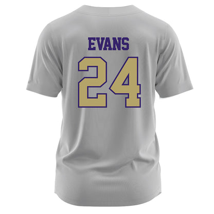 JMU - NCAA Softball : Emma Jo Evans - Grey Jersey-1