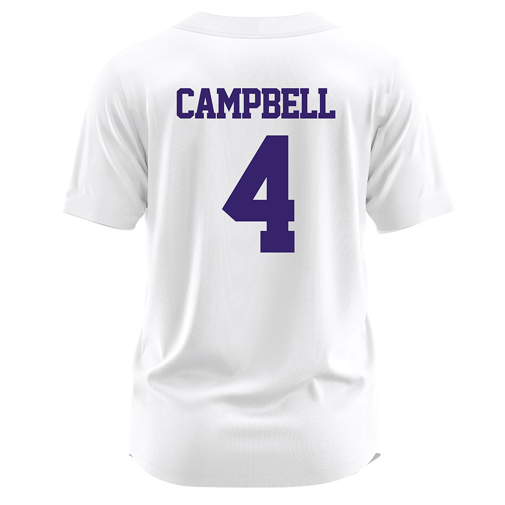 JMU - NCAA Softball : Abbie Campbell - White Jersey