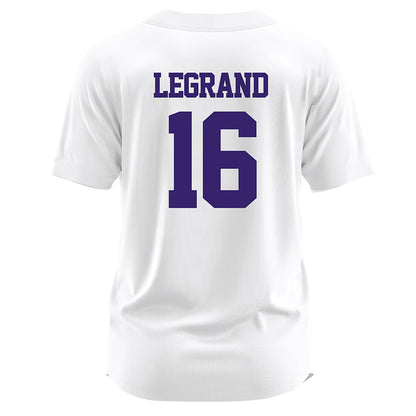 JMU - NCAA Softball : Emily LeGrand - White Jersey-1