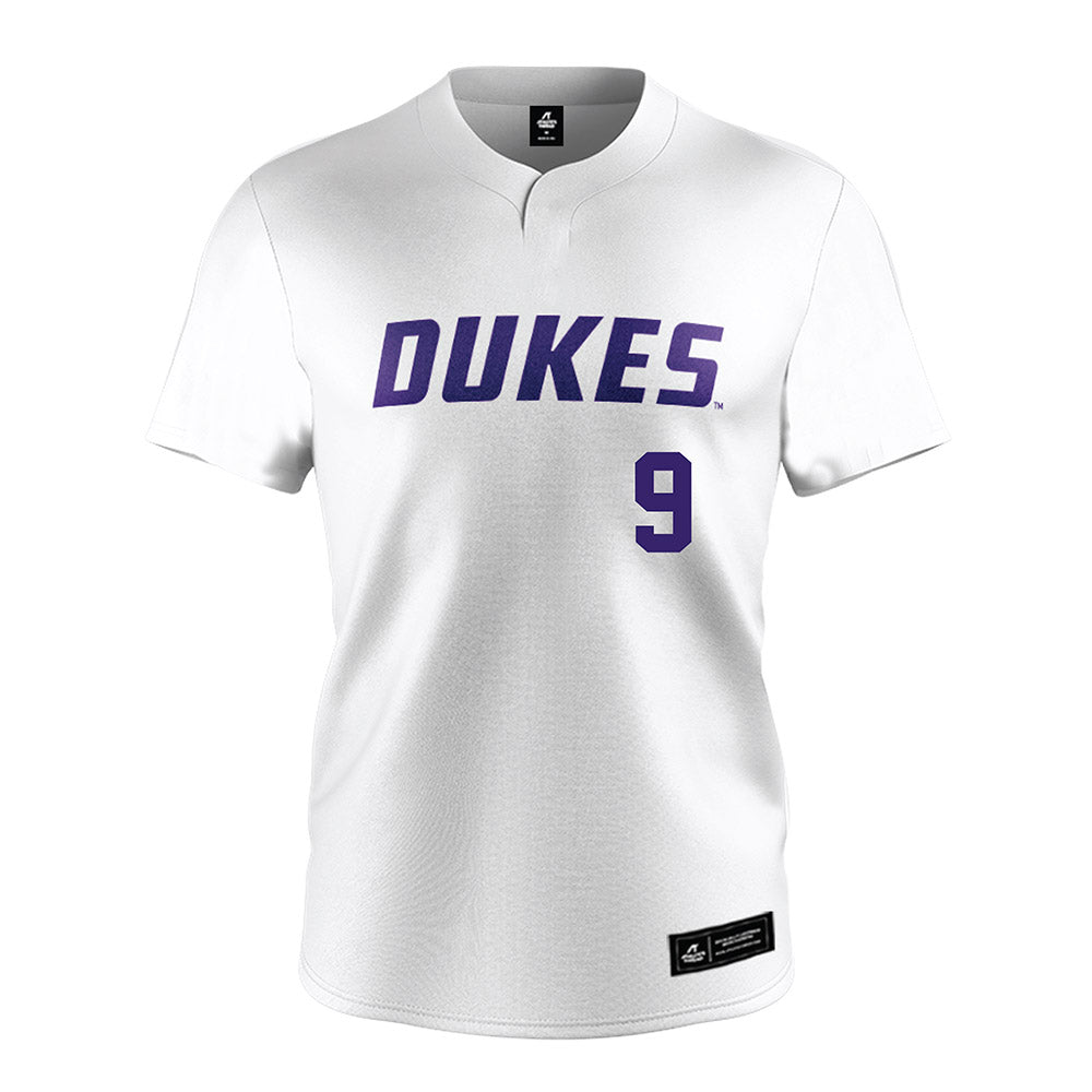 JMU - NCAA Softball : Kylee Gleason - White Jersey-0