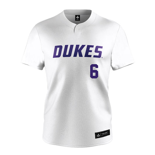 JMU - NCAA Softball : Lili Smith - White Jersey-0