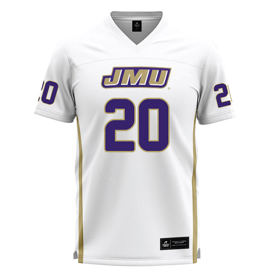 JMU - NCAA Women's Lacrosse : Maddie Epke - White Lacrosse Jersey