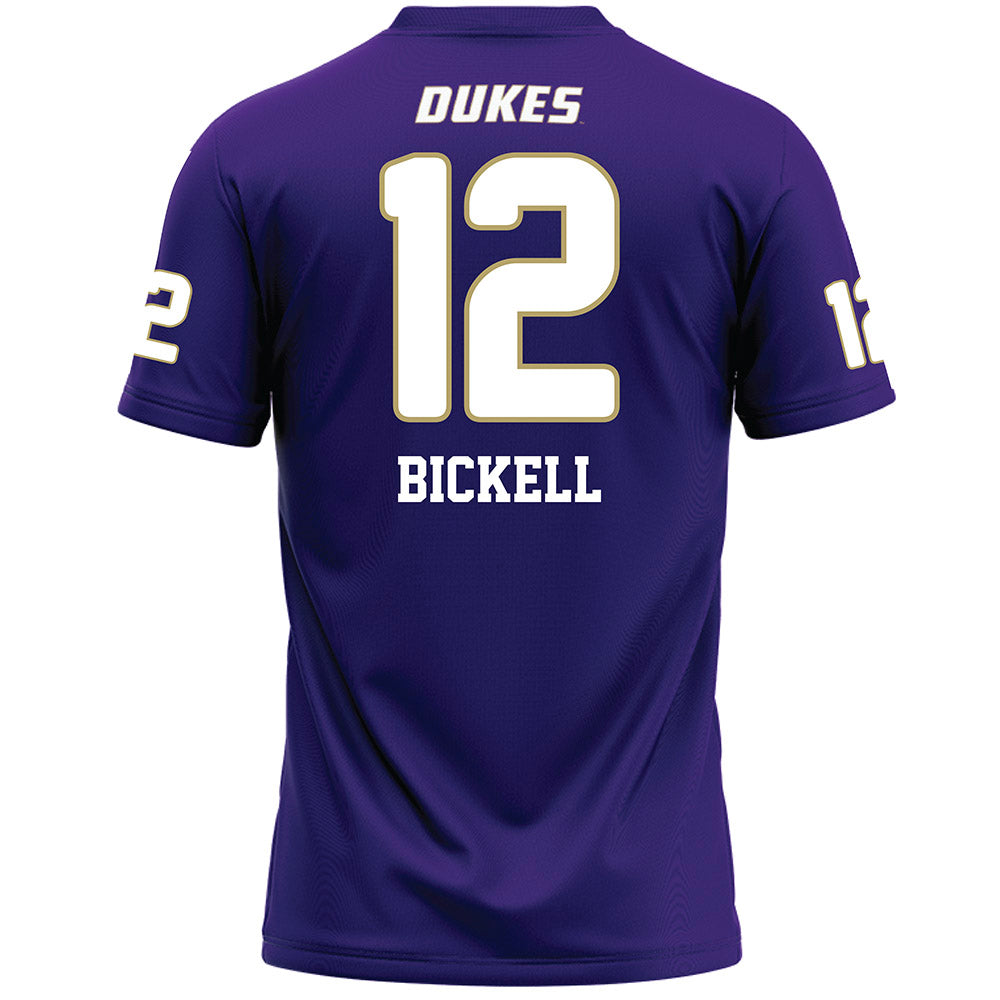 JMU - NCAA Women's Lacrosse : Avery Bickell - Purple Lacrosse Jersey-1