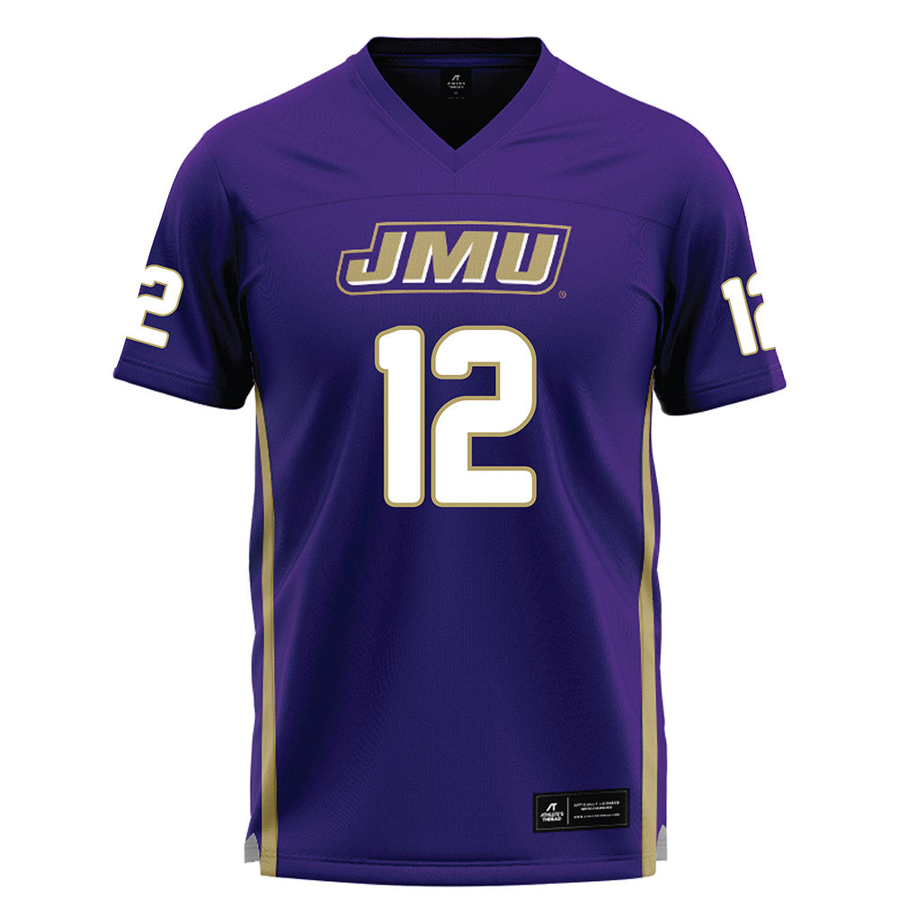 JMU - NCAA Women's Lacrosse : Avery Bickell - Purple Lacrosse Jersey-0