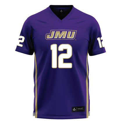 JMU - NCAA Women's Lacrosse : Avery Bickell - Purple Lacrosse Jersey-0