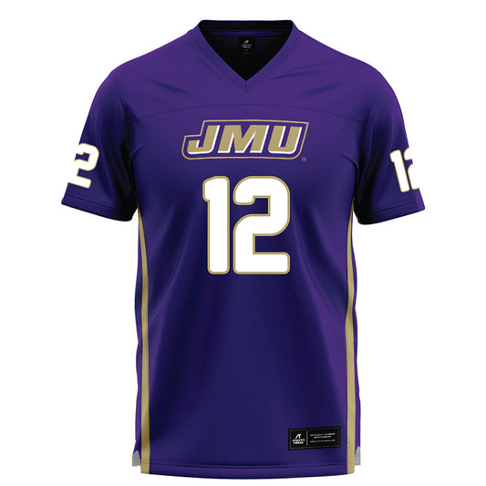 JMU - NCAA Women's Lacrosse : Avery Bickell - Purple Lacrosse Jersey-0