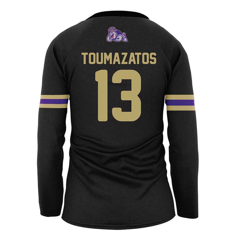 JMU - NCAA Women's Volleyball : Ana Toumazatos - Black Volleyball Jersey-1