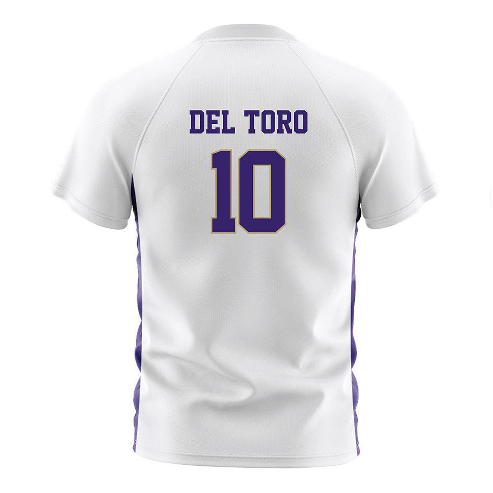 JMU - NCAA Women's Soccer : Olivia Del Toro - White Soccer Jersey-1