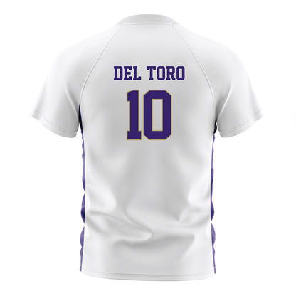 JMU - NCAA Women's Soccer : Olivia Del Toro - White Soccer Jersey-1