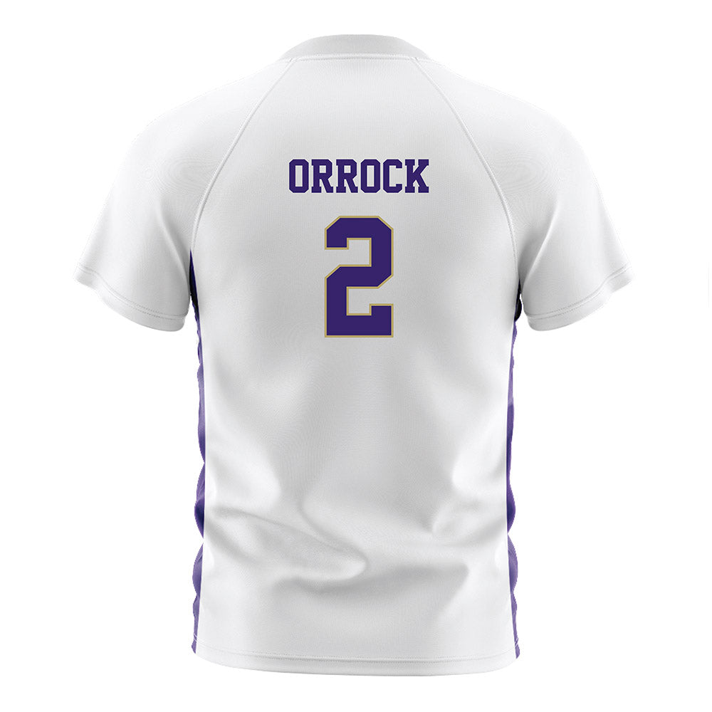 JMU - NCAA Women's Soccer : Audrey Orrock - White Soccer Jersey-1