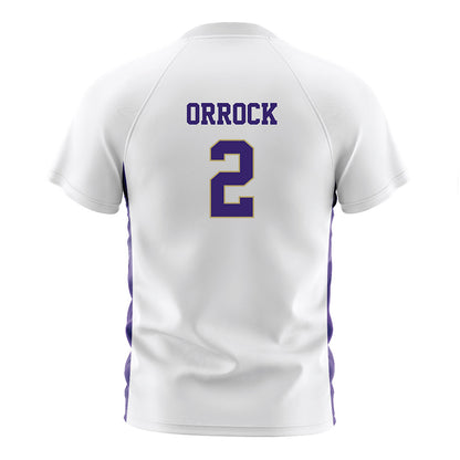 JMU - NCAA Women's Soccer : Audrey Orrock - White Soccer Jersey-1