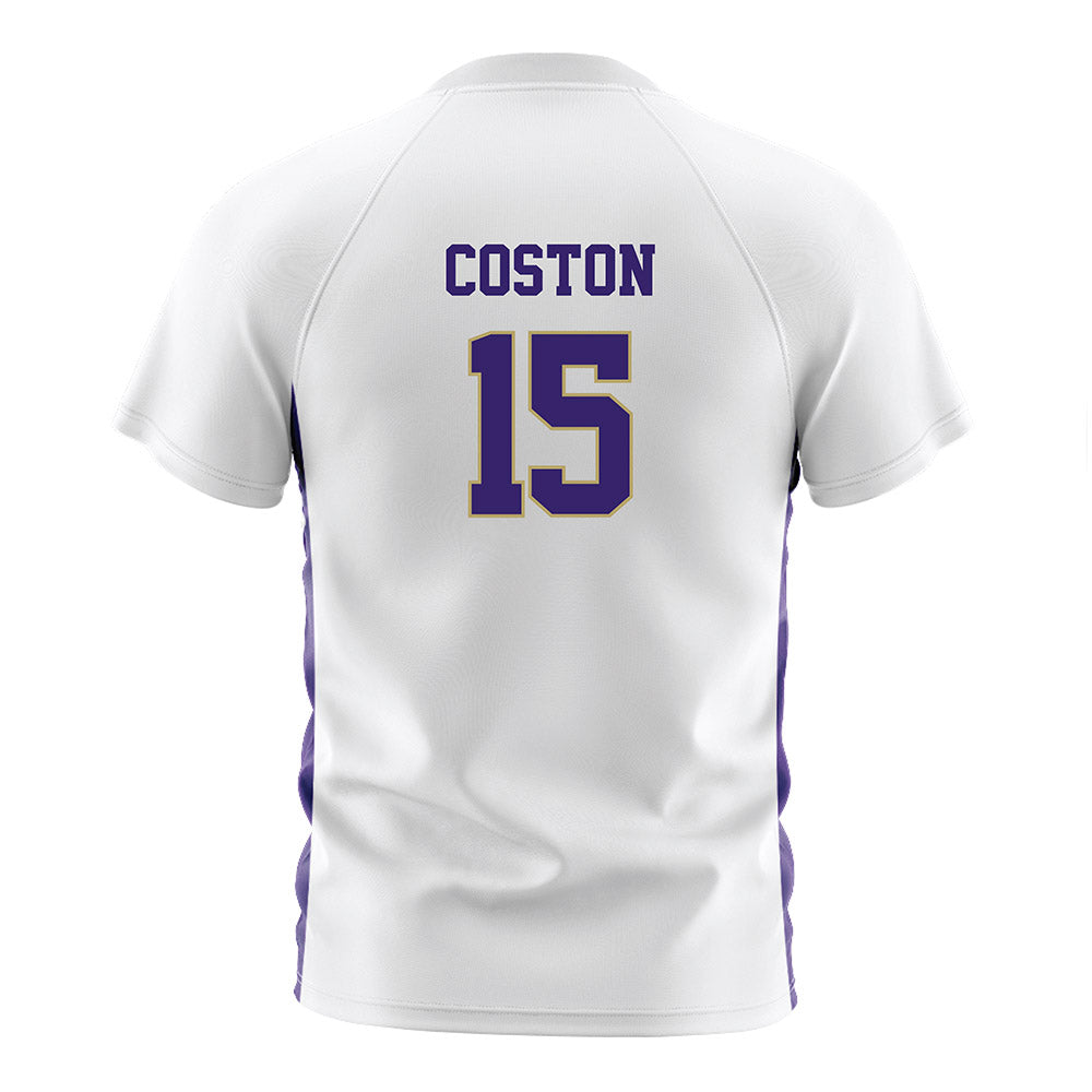 JMU - NCAA Women's Soccer : Bailey Coston - White Soccer Jersey-1