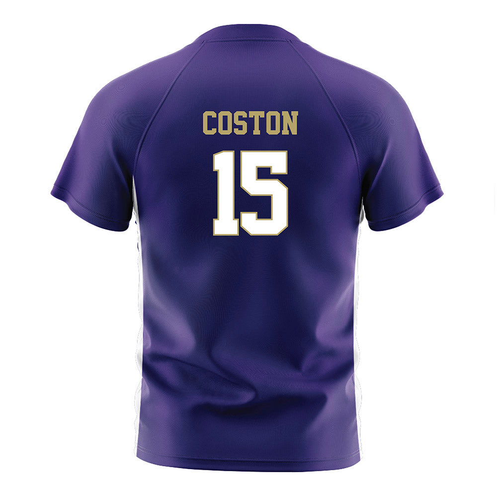 JMU - NCAA Women's Soccer : Bailey Coston - Purple Soccer Jersey-1