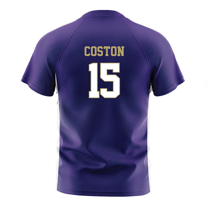 JMU - NCAA Women's Soccer : Bailey Coston - Purple Soccer Jersey-1