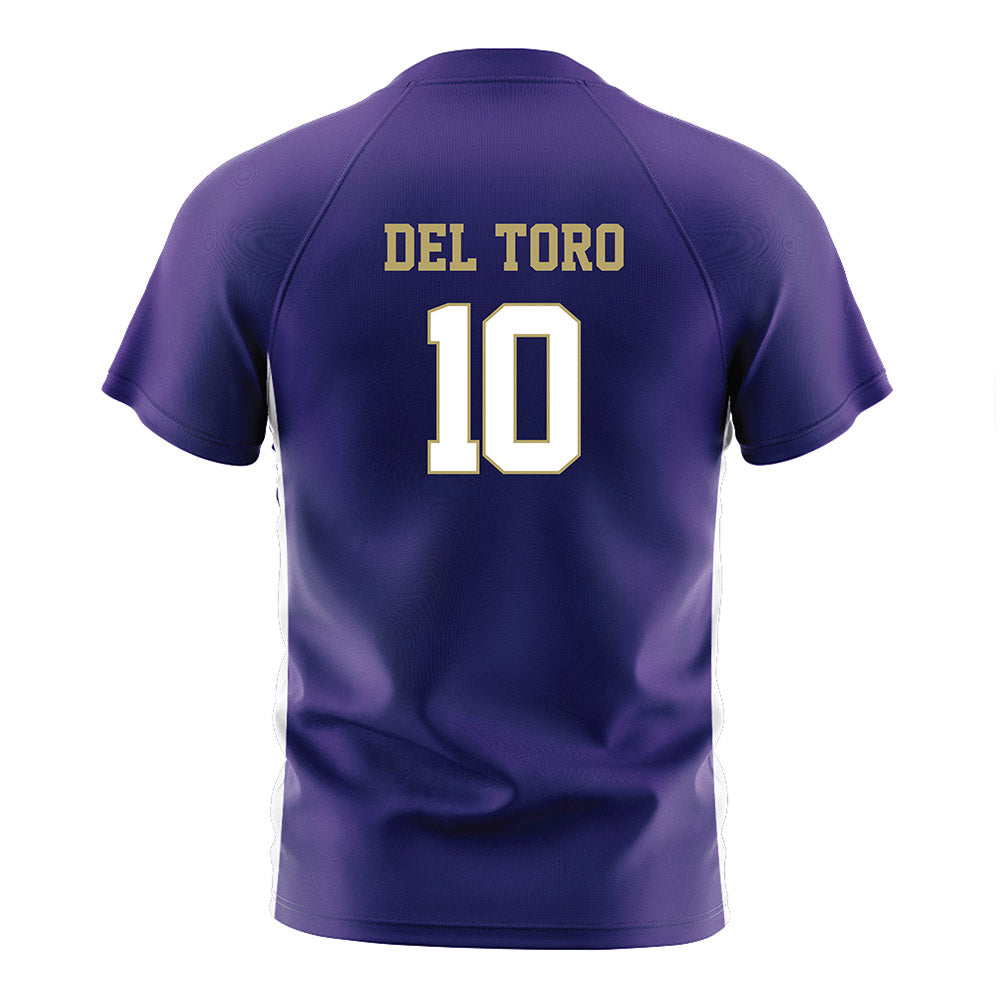 JMU - NCAA Women's Soccer : Olivia Del Toro - Purple Soccer Jersey-1