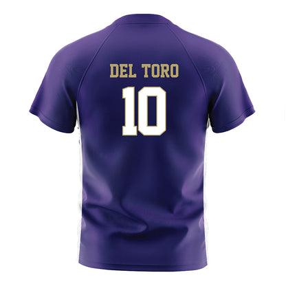 JMU - NCAA Women's Soccer : Olivia Del Toro - Purple Soccer Jersey-1