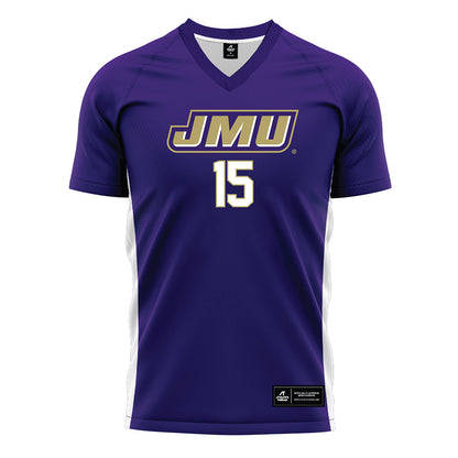 JMU - NCAA Women's Soccer : Bailey Coston - Purple Soccer Jersey-0