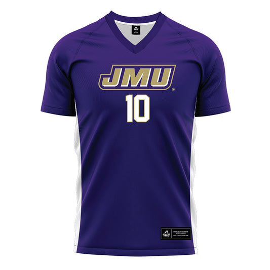 JMU - NCAA Women's Soccer : Olivia Del Toro - Purple Soccer Jersey-0
