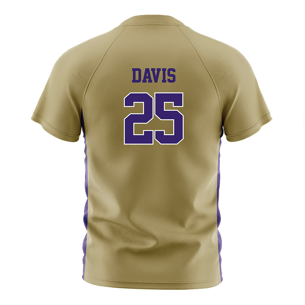 JMU - NCAA Women's Soccer : Abigail Davis - Gold Soccer Jersey-1